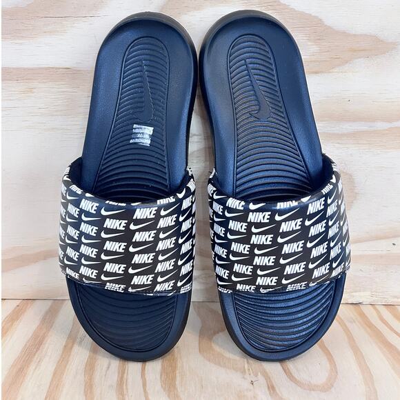 Nike - Victori One Printed - Slide Sandals - Black - Men\'s - 11 - CN9678-006 main image 6